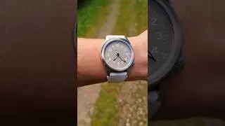 Vario 1945 A-11S Solar Field Watch on White Rubber Strap #watch #youtubeshorts