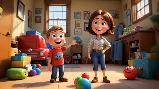 Clean Up Toys &ndash; Tidy Up Song | Fun Cleaning Rhyme for Kids | Learning Responsibility Song