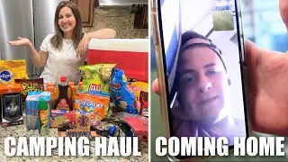 LAST MINUTE SHOPPING HAUL FOR OUR FAMILY CAMPING ESSENTIALS + GETTING READY FOR BRADEN TO COME HOME