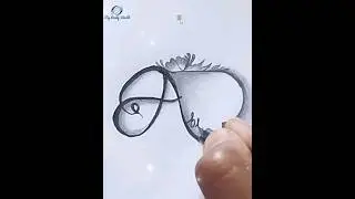 Name art design easy/ Abi name design #name #calligraphy #nameart #shorts #youtubeshorts