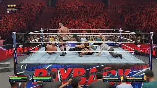 WWE 2K25 l Brock Lesnar and HHH vs Kane and The Undertaker l Extreme rules match | PS5 game