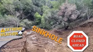 Aftermath of Extreme Weather⛈️ in Redwood Road near Castro Valley California