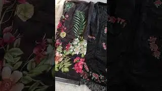 #shorts embroidery dress material online I embroidered salwar suit material I pakistani suit design