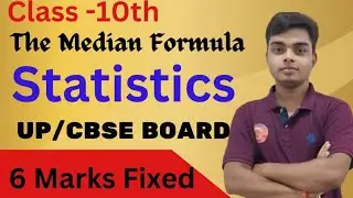Median class 10  Statistics explanation| Statistics by Hariom sir