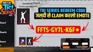 Free Fire Redeem Code Today | 24 April Tri Series Redeem Code | 24 April ShakeItUp Emote Redeem Code
