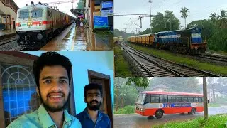 മൺസൂൺ യാത്ര ആരംഭിച്ചു | Payyannur to Mangaluru Junction | Monsoon Journey | Malayali Travellers