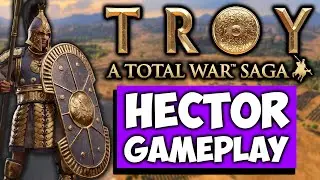 PROTECTOR OF TROY! Total War Saga: Troy - First Look Battle Gameplay - Hector
