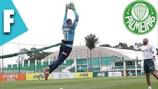 TREINO INSANO DOS GOLEIROS PALMEIRAS - Weverton e mais HD