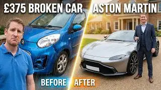 От автомобиля за 375 фунтов стерлингов до Aston Martin &mdash; начинается моё невероятное путешествие в...