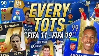 Every TOTS Premier League | Fifa 11 to Fifa 19 | Premier League Team of the Season