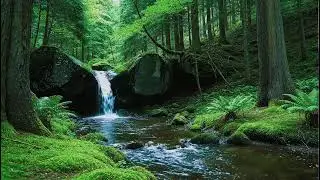 Peaceful Forest Stream Sounds with Birds | Deep Sleep & Relaxation (Live)