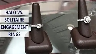 Halo Vs. Solitaire Engagement Rings