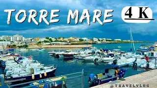 Experience the Stunning Beauty of Torre del Mare, Bari, Puglia in 4k #bari #italy #4k #travelvlog