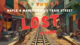LOST in Hanoi! 🇻🇳 Exploring Hidden Alleys & The Famous Train Street 🚂☕️