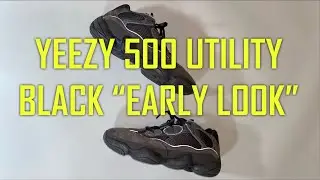 YEEZY 500 UTILITY BLACK EARLY LOOK/LOOKBOOK