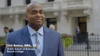 Why Zicklin: The Zicklin MBA with Kirk Banton (MBA, '25)
