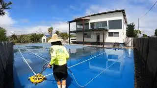 Pure Clean Exteriors - Tennis Court Clean (wide shot) 
