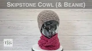 Skipstone Cowl | DK Yarn Knitting Pattern #knitpattern #knit