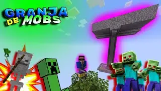 🦴✅C&Oacute;MO HACER UNA GRANJA DE MOBS en SKYBLOCK✅🦴//1.16 - 1.19.4//Leolion100