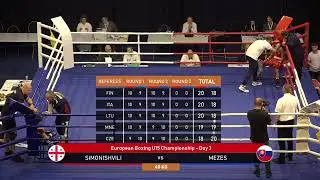 BOXING: TORNIKE SIMONISHVILI VS MEZES.1/4 FIN.20.10.2025W. EVRO.CHEMP.(BUDVA) TRENER DAVID DATUSANI.