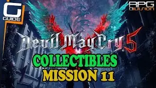 DMC 5 - Mission 11 Collectibles (Secret Mission, Blue & Purple Fragments)