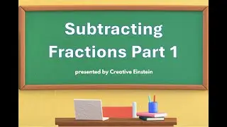 Fractions: subtract (same denominator)