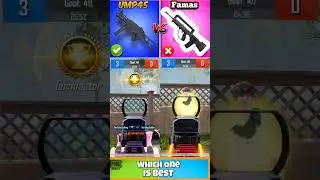 Ump45 vs FAMAS Guns comparison in PUBG Mobile #gunguide #bgmi #pubgmobile #comparison #gaming