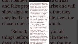 Reading Mark 13 From the World English Bible. #jesus #god #bible #mark #gospel #dailyscripture