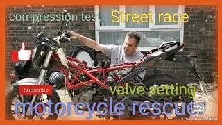 ksr moto valve setting, compression test, plus we have an epic illegal street race. who wins???