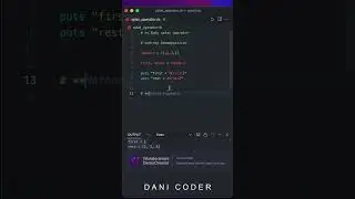 Ruby Splat Operator  #coding #learncoding #rubyonrails  #javascript