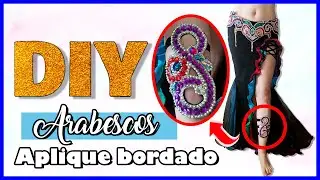 Aplique bordado para bellydance #diy