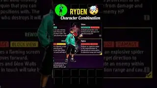 Free Fire Cs Rank Character Combination 🤯 ☠️|| Ryden Character Combination 😱 #shorts #freefire