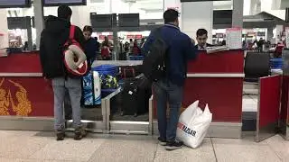 Delhi Airport, Immigration checking, Baggage checking, Duty Free & Indigo Airlines Inside View