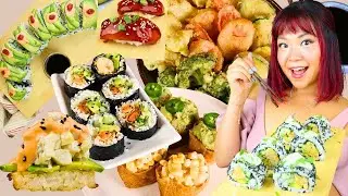 ПОЛНОЕ РУКОВОДСТВО ПО ВЕГАНСКИМ СУШАМ 🍣 (Как приготовить веганские суши дома / Рецепты веганских ...