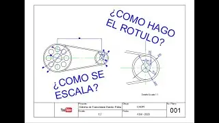 Como hacer un Rotulo en AutoCAD - Escala en Milímetros - Configurar un LAYOUT. - PDF