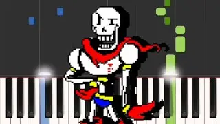 Undertale - Bonetroulse | Papyrus Theme Piano cover