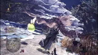 MHW- Snow & Cherry Blossom, Greatsword Solo 3:57