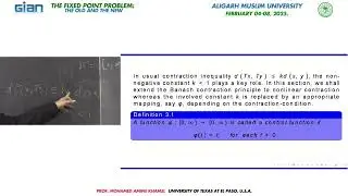 T01 A Glimpse into Several Well-KnownGeneralized Contractions