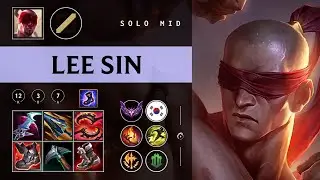 Lee Sin Mid vs Zed - KR Master Patch 26.01