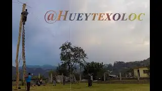 Palo ensebado en Hueytexoloc, Xochiatipan, Hidalgo.