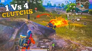 1 Vs 4 Clutch's Bgmi Montage 😍 | Bgmi 3.3 Update Gameplay