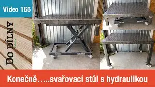 Svařovací stůl s hydraulikou