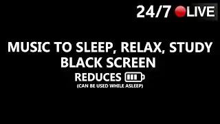 [BLACK SCREEN] Music To Sleep, Study, Chat & More! (24/7 Livestream)