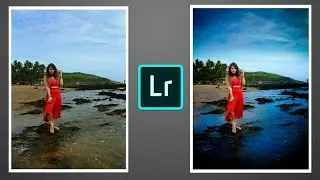 🔥 Lightroom cc Blue Sky Editing Tutorial | Lightroom Blue Tone Editing | DONGLY TECH 🔥