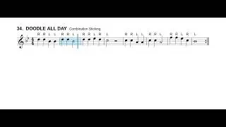 (Bell Kit Percussion) Exercise 34 (Doodle All Day) - Essential Elements Book 1