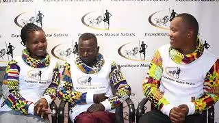 Agnes & Gabriel in Masai Mara, Expeditions Maasai Safaris CSR