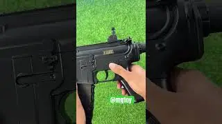 M4A1 (47) สีดำล้วน #airsoft #shootingrange #ปืนเจลบราสเตอร์ #ปืนเจลไฟฟ้า #ปืนของเล่น