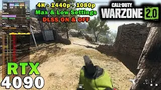Call of Duty: WARZONE 2.0 | RTX 4090 | Ryzen 9 7950X | 4K - 1440p - 1080p | Max & Low Settings