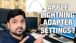 Как изменить настройки адаптера для наушников Apple Lightning 3,5 мм на iPhone