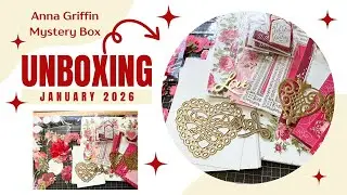 Anna Griffin Mystery Box | January 2026 | chatting and cutting out the die set #annagriffin